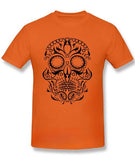 Camiseta Naranja Calavera