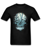 Camiseta Negra Calavera Hombre