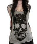 Camiseta Tirantes Calavera Mujer