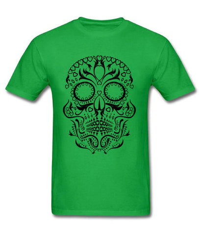 Camiseta Verde Calavera