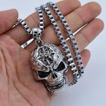 Colgante Calavera Hombre Acero