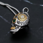 Colgante Calavera Mexicana Atras