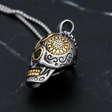 Colgante Calavera Mexicana Atras