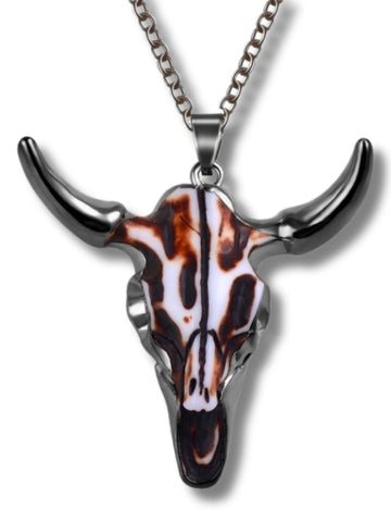 Collar Cabeza de Búfalo