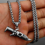 Collar Calavera Navaja