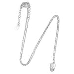 Collar Calavera Plata 925