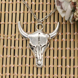 Collar Calavera Toro Cruzada