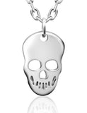 Collar Cráneo Plata