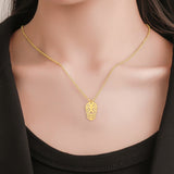 Collar Skull Oro Mujer