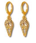 Cráneos Aretes de Oro