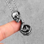 Dije Calavera Cristal Negro