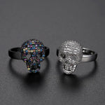 Dos Anillos Craneo Brillos