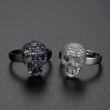Dos Anillos Craneo Brillos