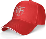 Gorra del Diablo con Cuernos Roja