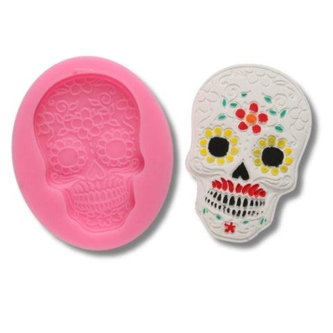 Molde Calavera Dia de Muertos