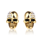 Pendientes Calavera Oro