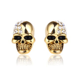 Pendientes Calavera Oro