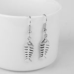 Pendientes de Huesos de Pescado