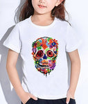 Playera Calavera Mexicana Niña