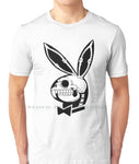 Playera Conejo Calavera Blanco