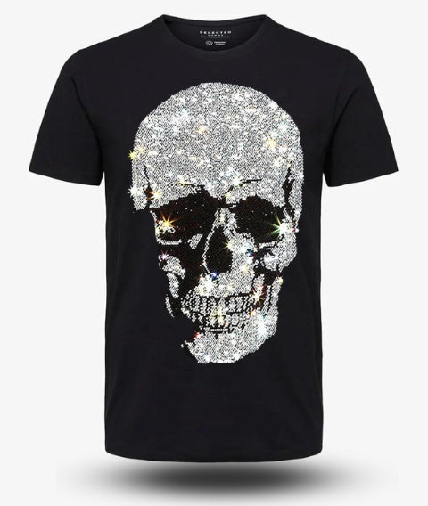 Guey Playeras Hombre Camisas Negras Con Calaveras Calaveras