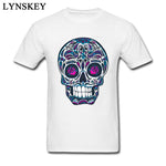 Playera Día de Muertos Hombre Blanco