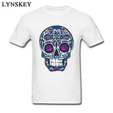 Playera Día de Muertos Hombre Blanco