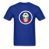 Playera Día de Muertos Mujer Azul