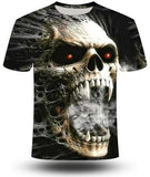 Playera Estampado Cráneo