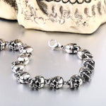 Pulsera Acero Skull