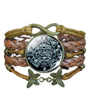 Pulsera Azteca Cuero