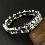 Pulsera Biker Plata de Ley