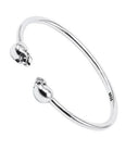 Pulsera Calavera Plata Mujer