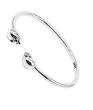 Pulsera Calavera Plata Mujer