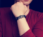 Pulsera Cuero Rock