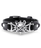 Pulsera Cuero Rockera