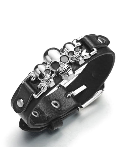Pulsera Punk  Cuero