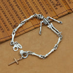 Pulsera Rock Plata de Ley