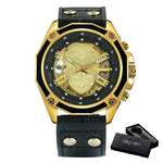 Reloj Cráneo Oro con Caja