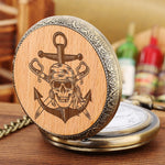 Reloj de Bolsillo Pirata Atras