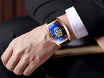 Reloj Skull Cuero