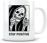 Taza de Café Calavera Blanco