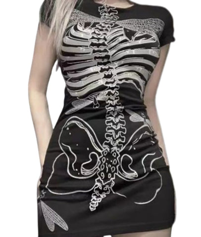 Vestido Esqueleto Mujer