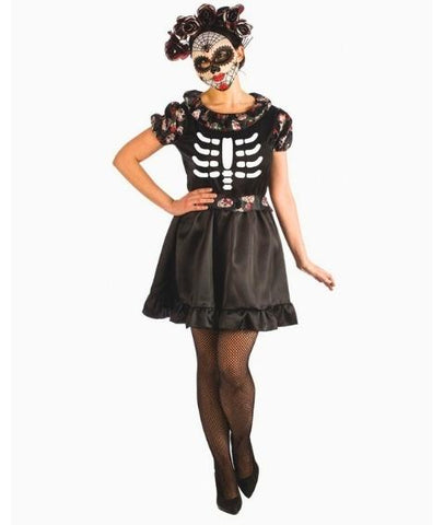 Vestido Muerte Mexicana Mujer