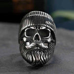 Anillo Cráneo Barba