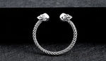 Brazalete Calavera Acero Inoxidable