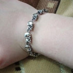 Brazalete Calavera Crochet