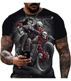 Camiseta Calavera Moto