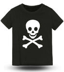 Camiseta Calavera Negro para Niño