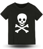 Camiseta Calavera Negro para Niño